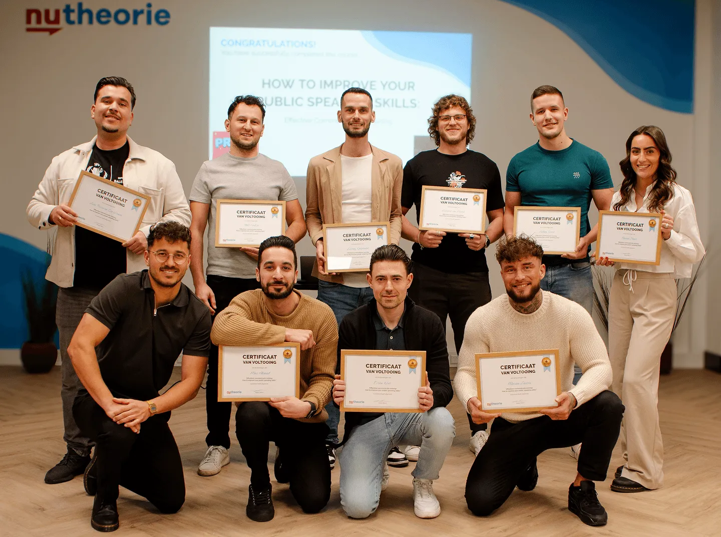 The Nutheorie team posing together